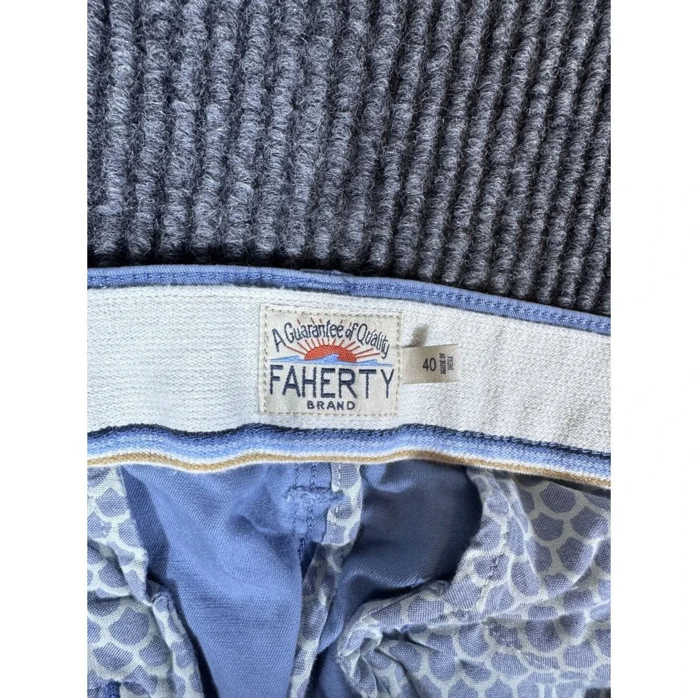Faherty Island Life Chino Shorts Mens 40 Organic Cotton Golf 9